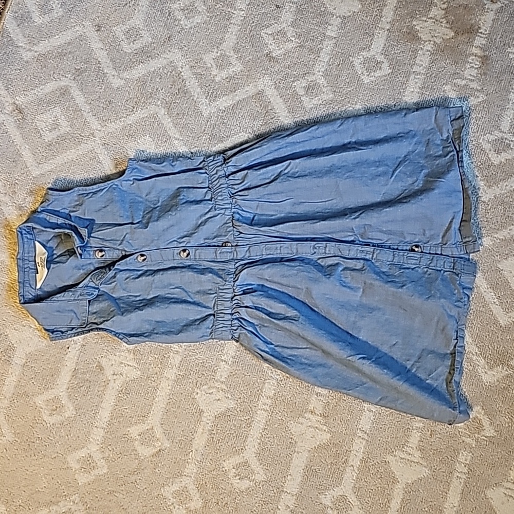 H&M Girls chambray button up dress